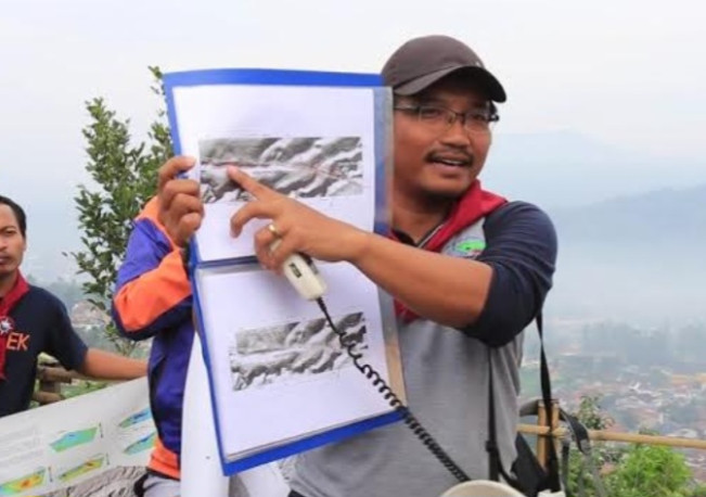 Periset bidang Geologi Gempa Bumi BRIN, Mudrik R. Daryono. [Int]